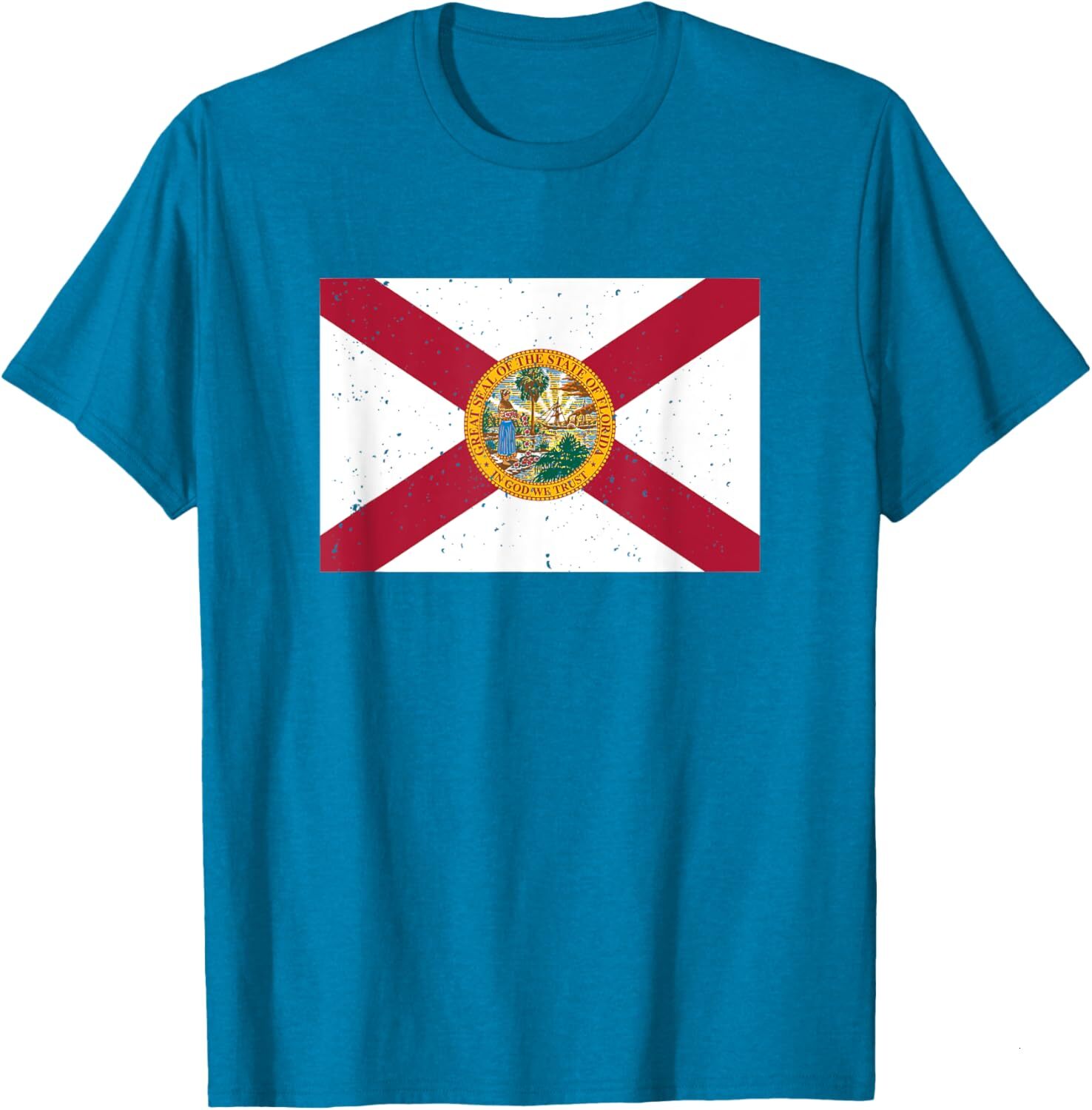 T shirt for Mens : Vintage Florida FL State Flag Graphic Tee Casual Tops Clothes Short sleeve cool