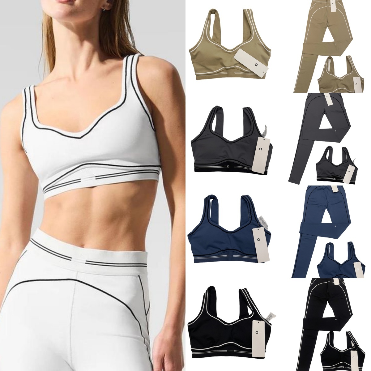 10A New style Bra leggings Alonessitys Sets Women Elastic Alonessitys Pants Socks Outfits Sports Pants Fitness Wear Set Alonessitys jacket sweatshirt women Shorts