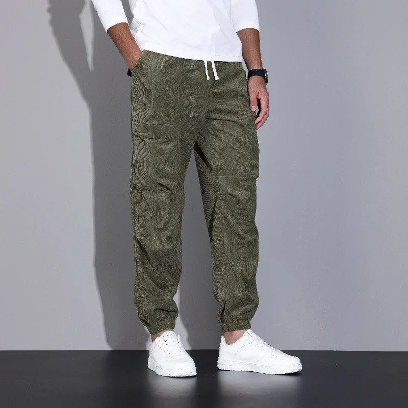 Solid color simple edition springsummer mens pants fast drying cool and comfortable fabric brushed style legs 250414Z