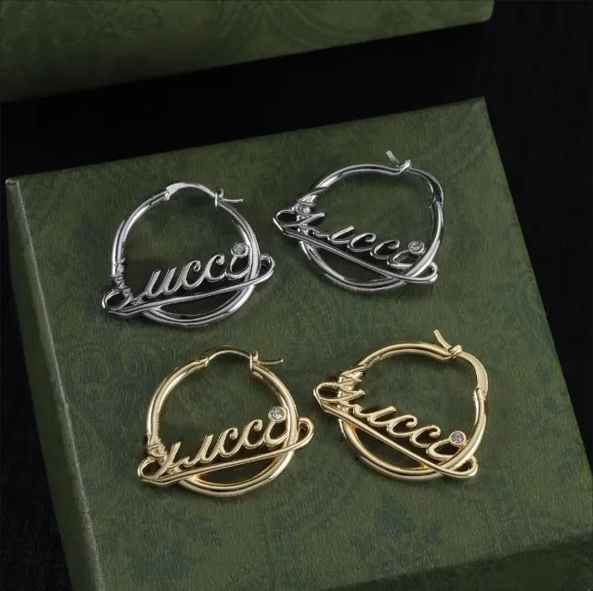 Vintage charm Earring Designer Earrings Woman Earring GGs earrings Women Ear Studs set Elegant Bridal Big Hoop Earring Letter pendant Earrings perfect gift for her