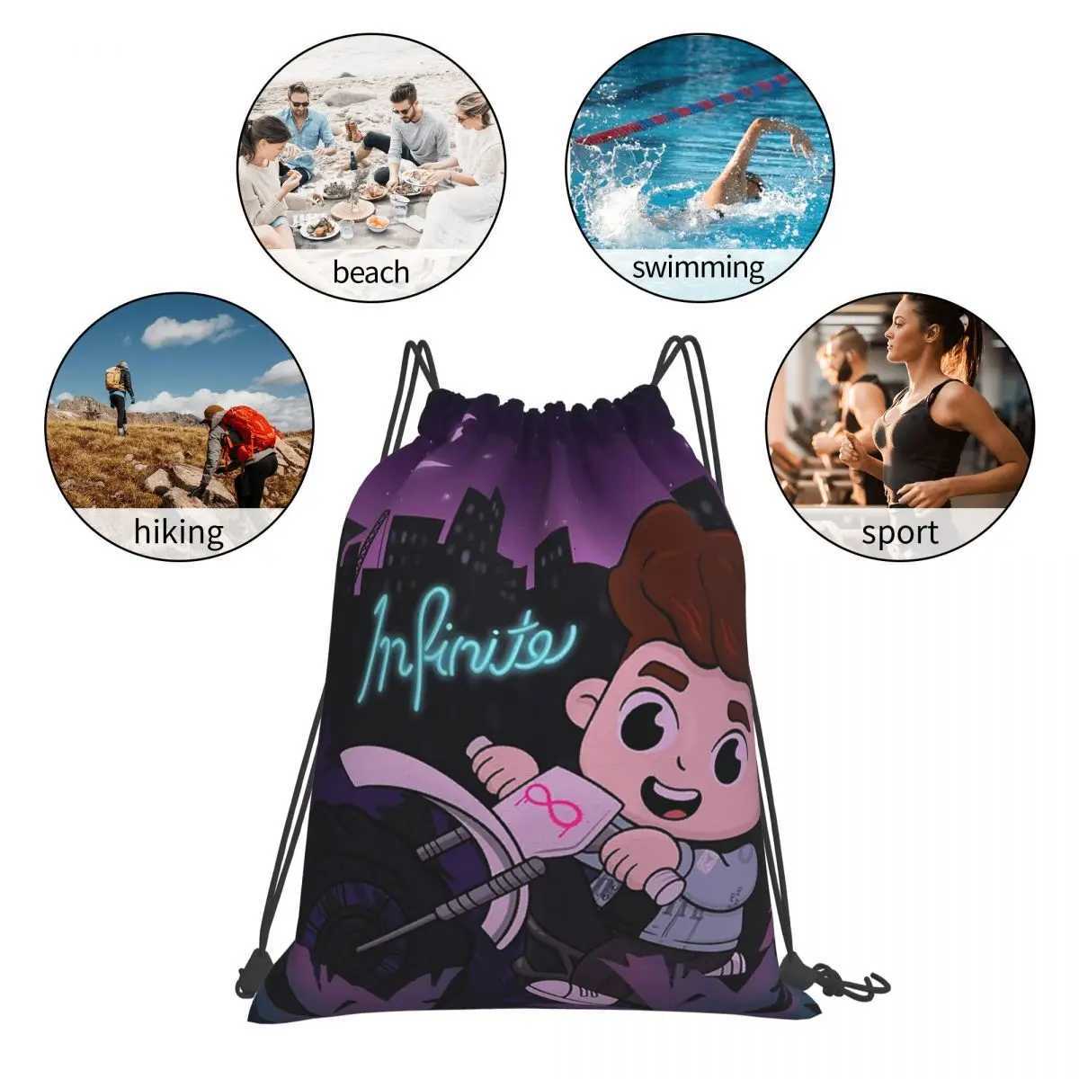 Caylus Backpacks Casual Portable Drawstring Bags Sports Bag Book Bags For Travel SchoolW251113