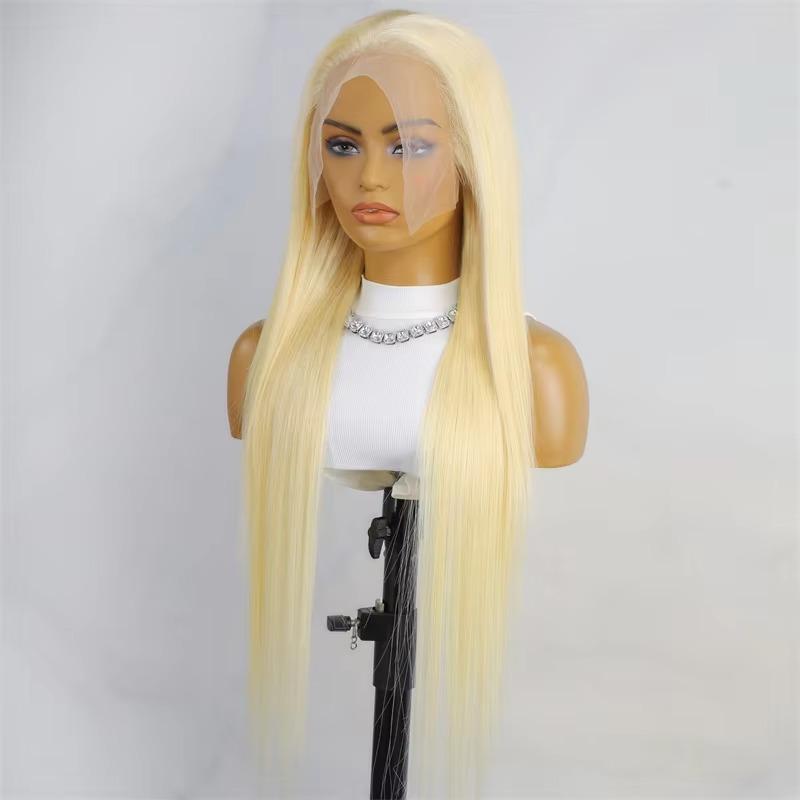 26-34 inch Raw 613 Lace Frontal Wig Cambodian Cuticle Aligned Baby Hair Blend of Human Hair High Quality Lace Front Wig 13*4