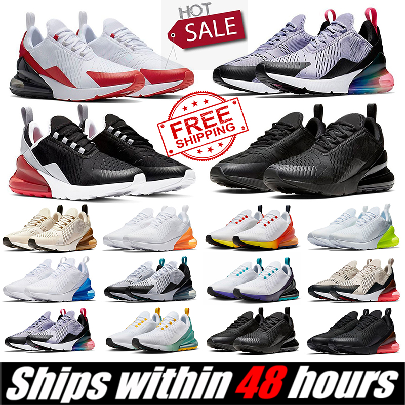 casual shoes Men Women Running Shoes Cushion sneakers 270s Core White Blue casual shoes trainers