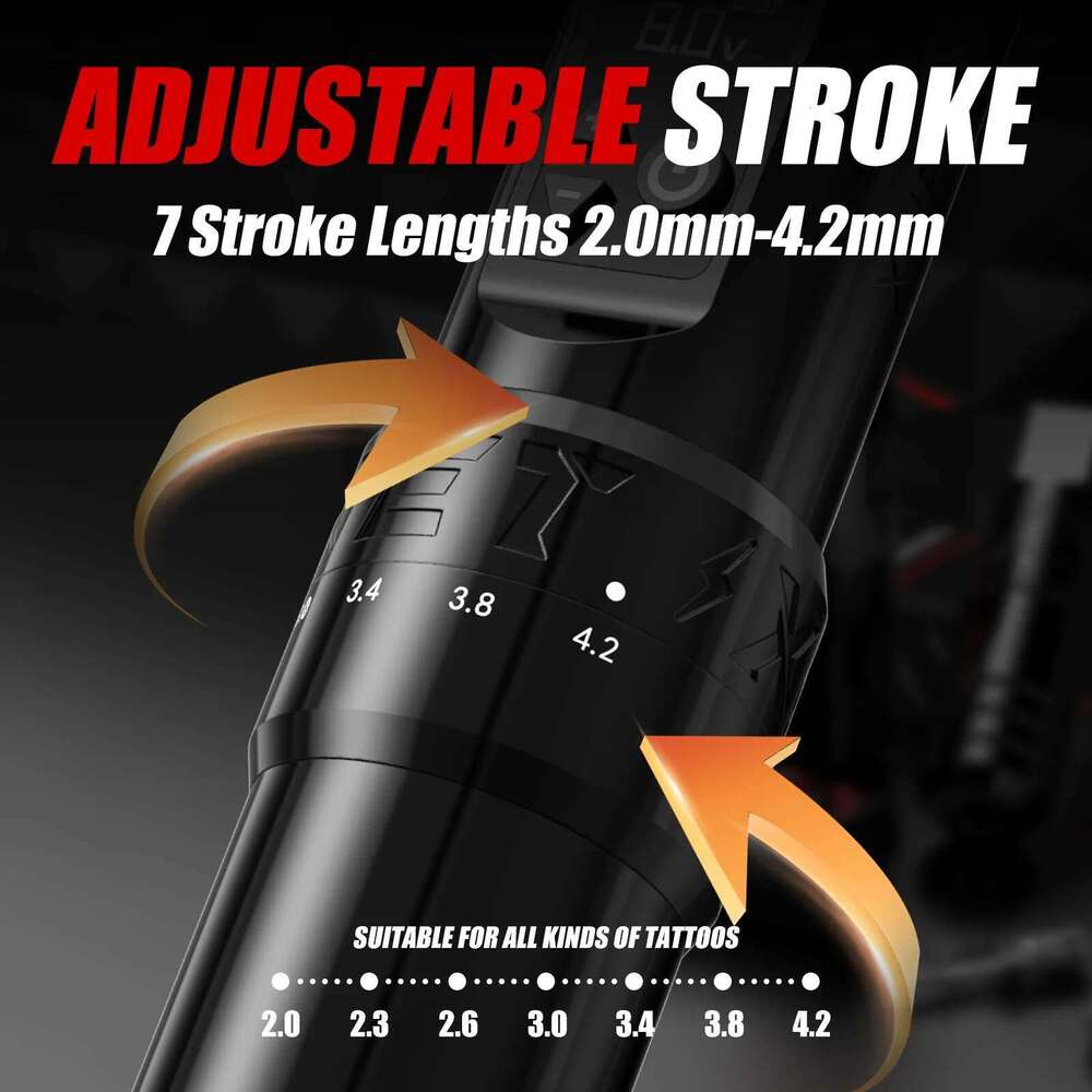 XNET T1 Wirless Hine 7 Adjustable Stroke With Powerful Custom Motor For Makeup Microplasty Pen For Tattoo 2025 New