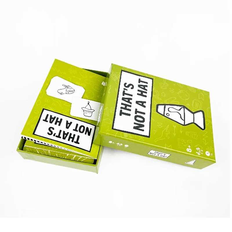 Unique Thats Not a Hat Happy Party Game SetTop Board Game with Basic Extended Card Game English Tabletop Game for 3-8 Players C251114