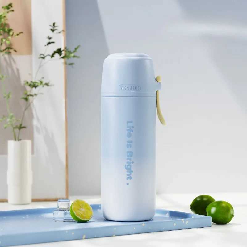 Gradient Stainless Steel Insulated Water Bottle 316 Travel Mug with Handle Portable Sports Cup Halloween Christmas Holiday Gift C251114