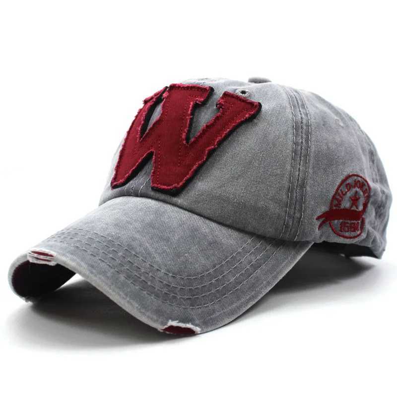 New fashion baseball cap mens snap button winter cap pure cotton hip-hop cap outdoor autumn summer casual retro dad hat W250414