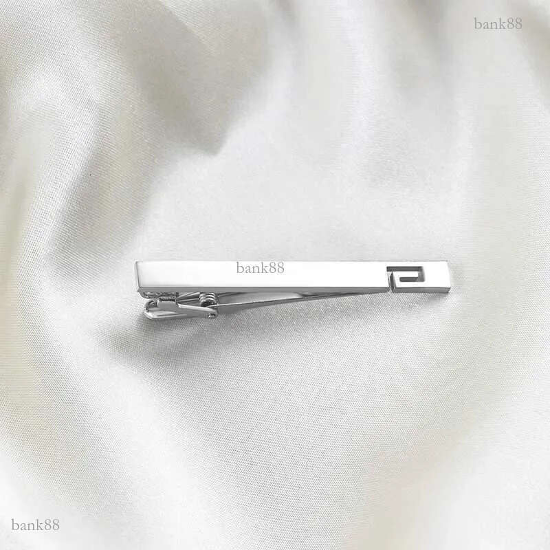 HUISHI Tie Clip Mens and Womens Collar Dress Tie Pin Business Wedding Party Silver Tie Clip Collar Accessories W240907