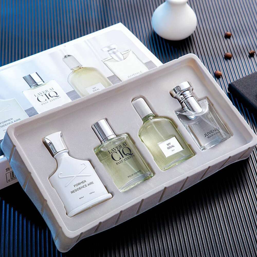 Brand Perfume Men Cologne 100Ml Gift Box 4Pcs Set Profumo Uomo Lasting Fragrance Spray Ral Scent Pheromone Parfums Homme