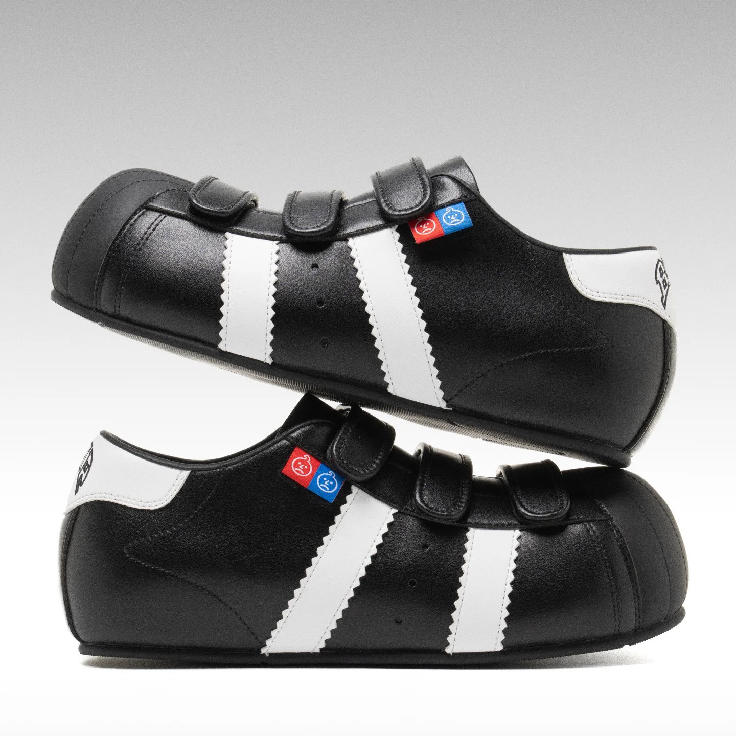 BBIMP Cartoon Casual Sneakers for Men New Velcro Flat White Shoes Lightweight Breathable Trendy Shoes for Women