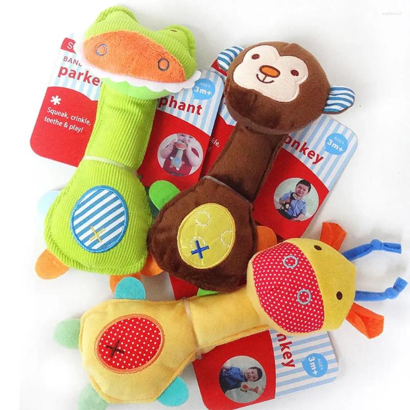 Pet Dog Toy Cartoon Animal Bite Resistant Squeak Puppy Chew Tooth Cleaning Interactive Supplies