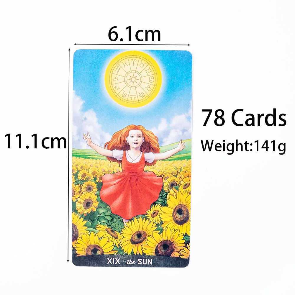 Hot Selling Gregory Scott Tarot 78-Card Deck English Visions For Beginners Puzzle Leisure Family Friend Party Game 11161cm C251114