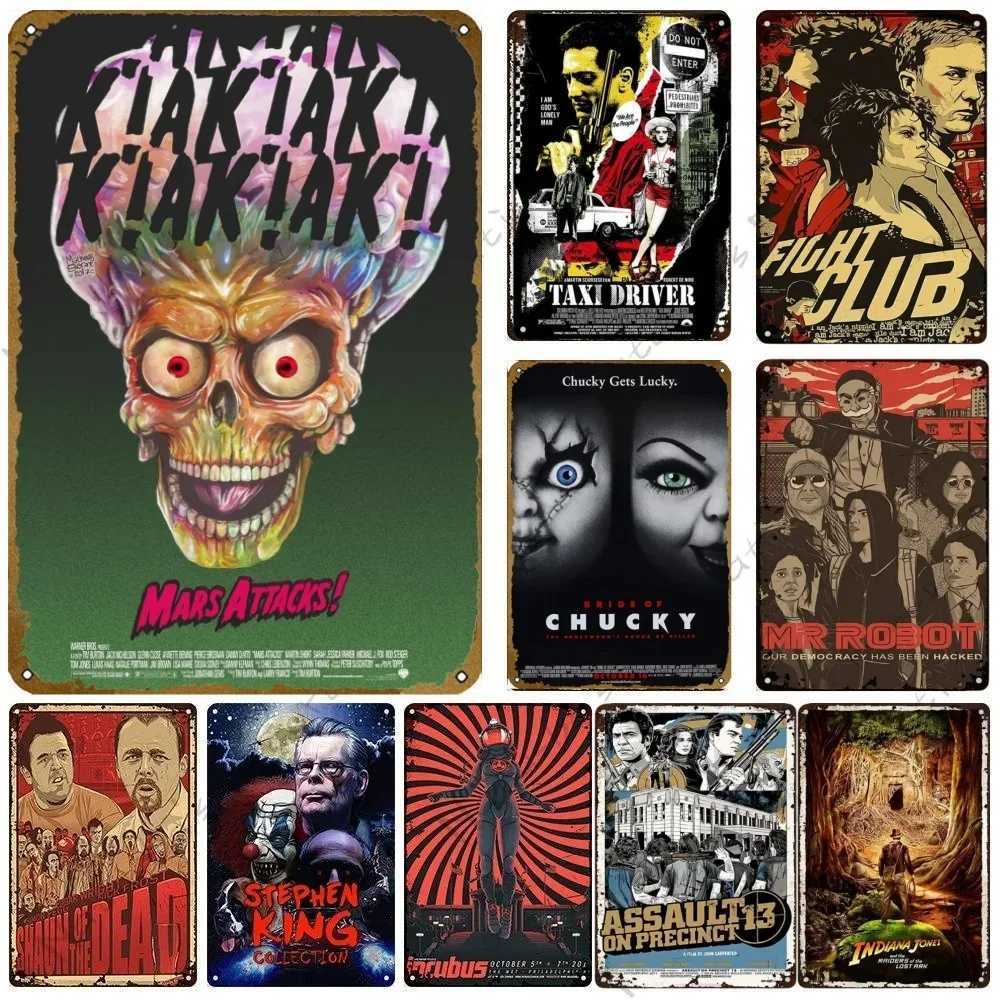 Metal Tin Sign Poster Classic Video Game Film Poster Metal Plaque Decor Bar Club Home Wall Signs Decorative Iron Plate PaintingM251114