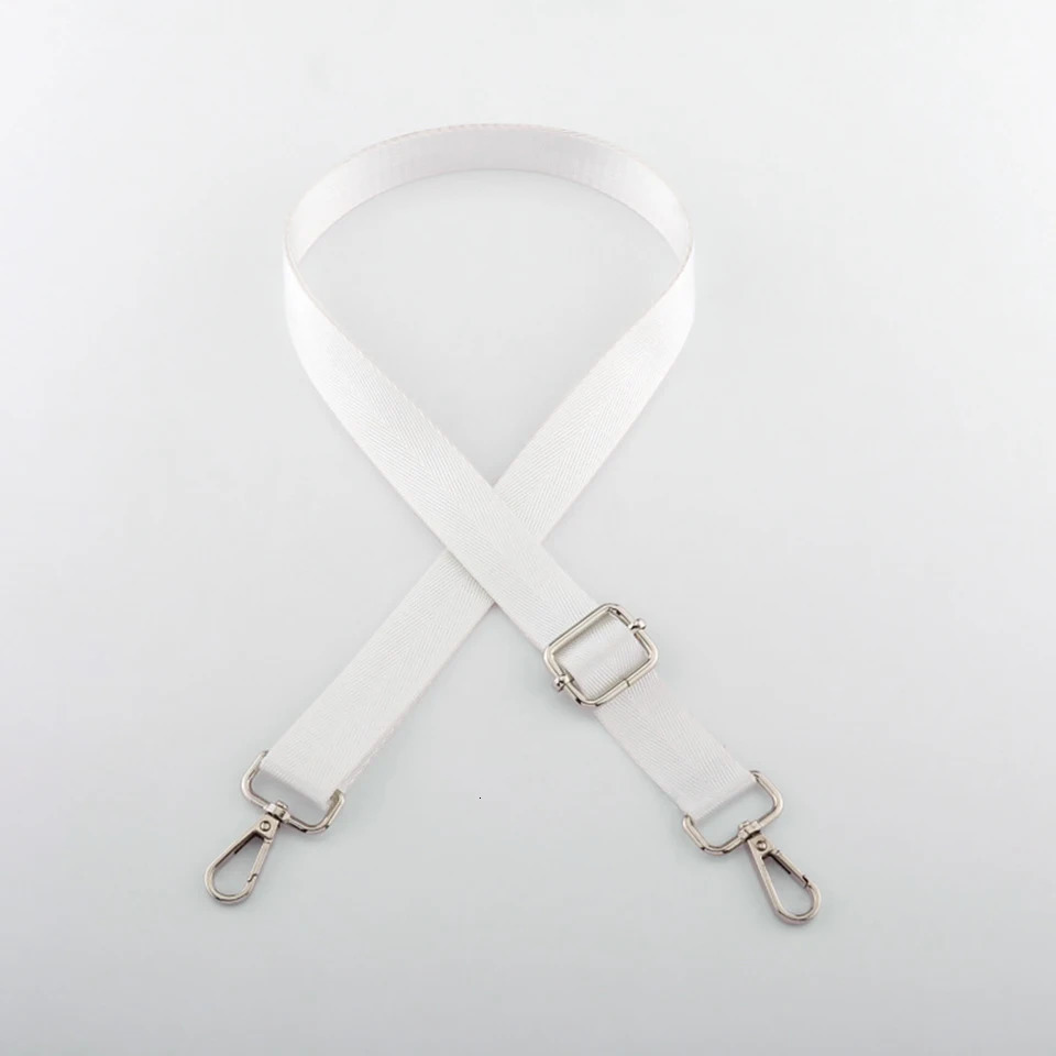 Fashion Wide Replacement Strap For Bags Shoulder Bag Strap Nylon Woman Messenger Silver Metal Buckle Bag Straps Bag Accessories R251114