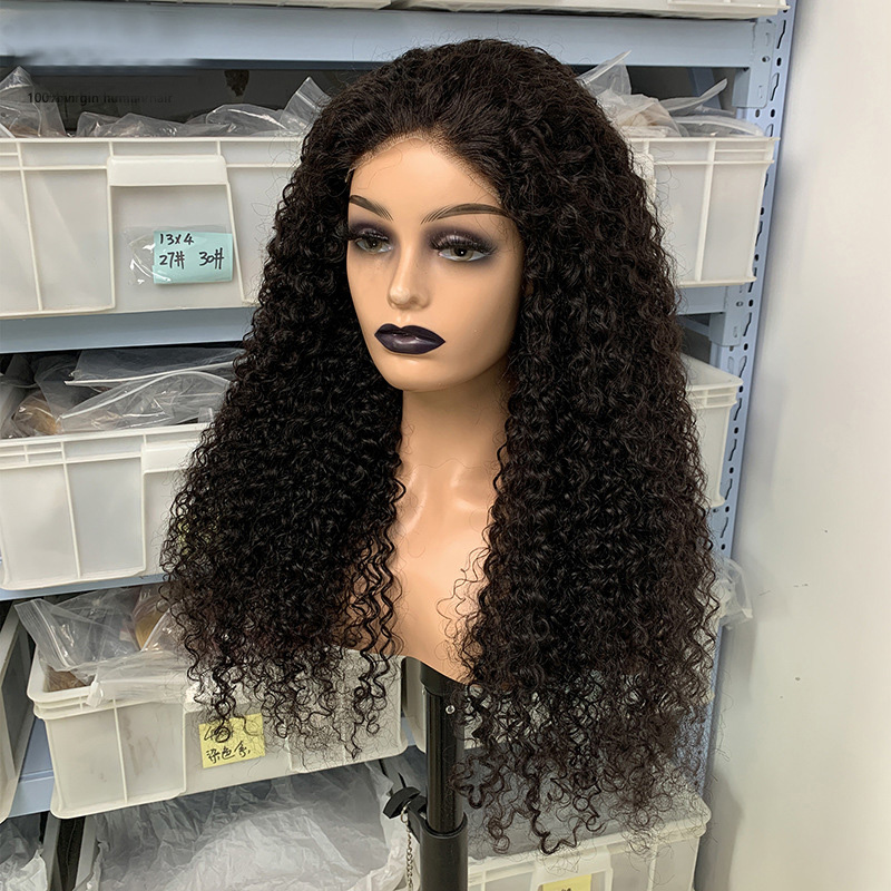 5X5 Glueless Closure Wig Water Wave Brazilian 100% Human Hair Lace Wigs 150% Density 10-32inch Natural Curly Hair