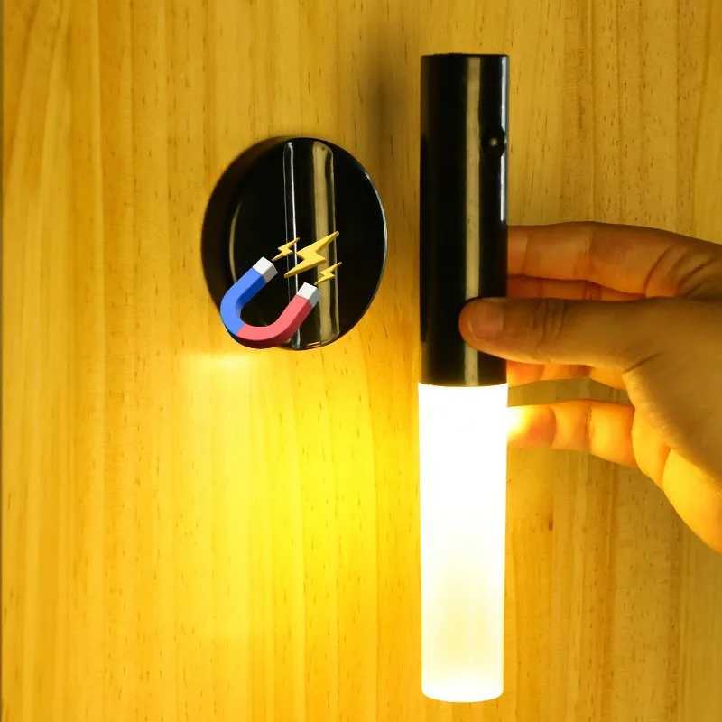 Night Light Motion Sensor Intelligent Induction Night Lamp Rechargeable Wall Mounted USB Night Lamp for Bedroom Hallway M251114