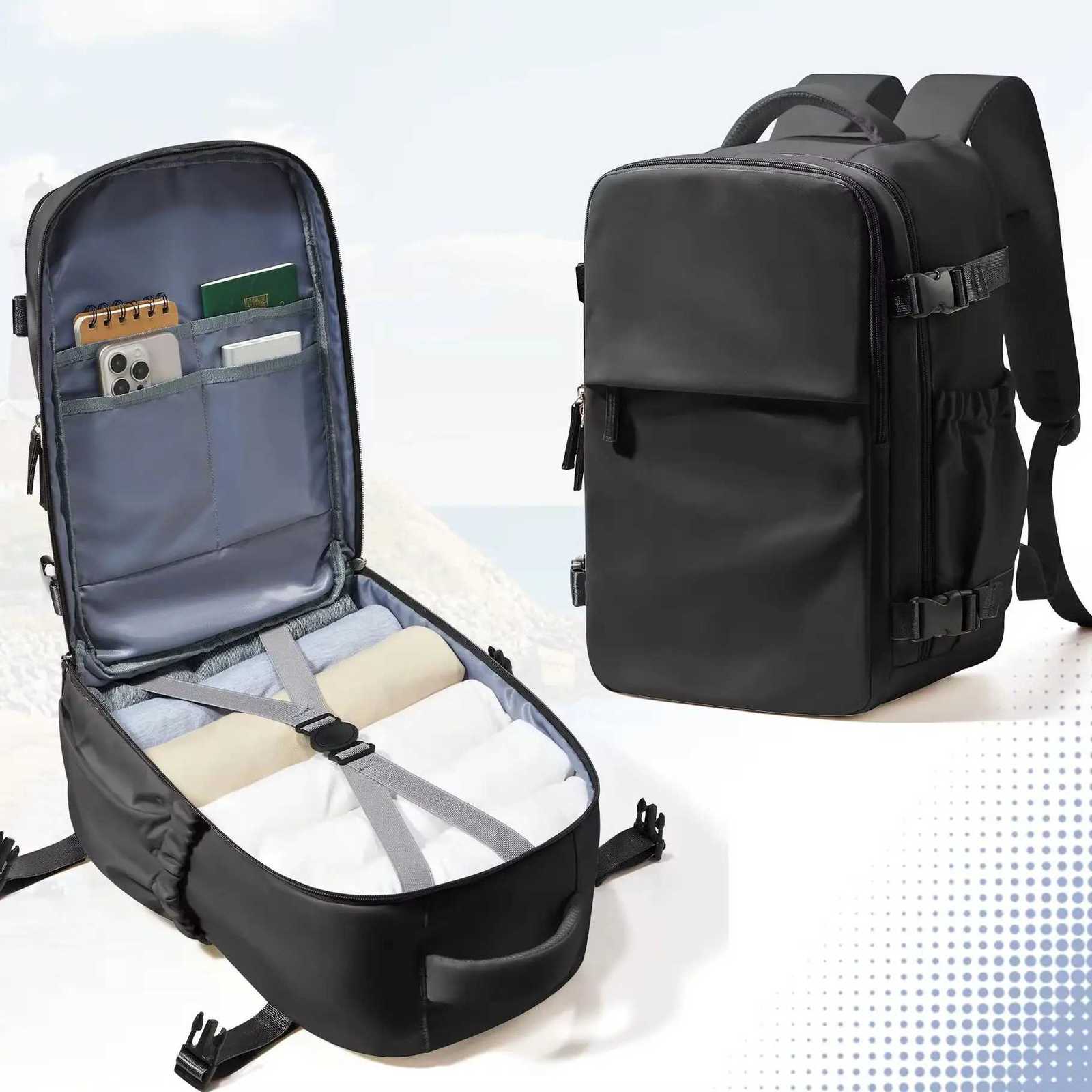 Travel Backpack for Women Men Business Backpack Laptop Bag College School Backpack Waterproof Cabin Backpack Wizzair 40x30x20W251113