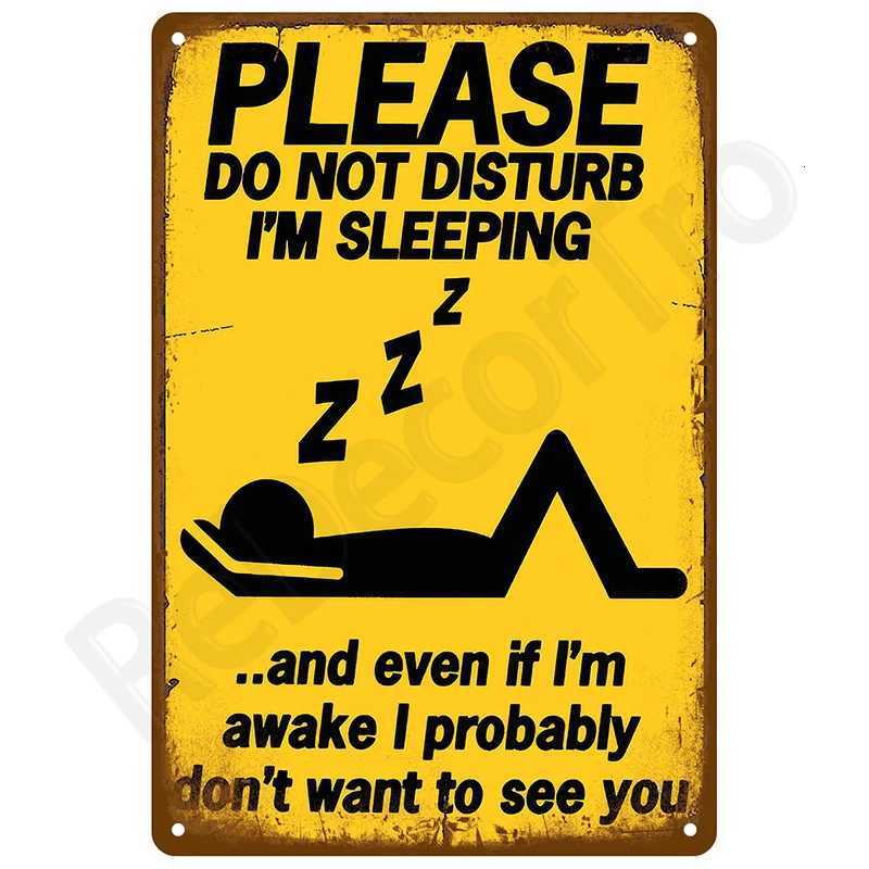 Metal Sign Poster Plates Bar Retro Wall Art Tin Sign Interior Outdoor Aesthetic Room Vintage Home Decor Items Decoration LuxuryM251114