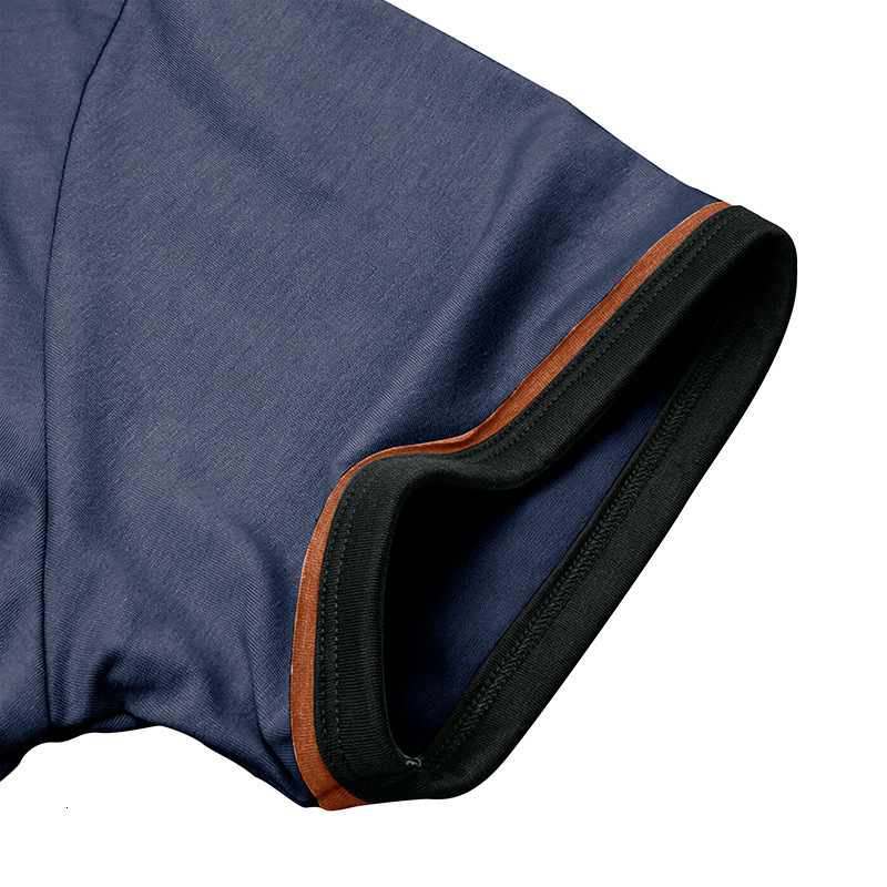 2023 Mens Short Sleeve T-shirt Sports Fitness Mens Outdoor Henley Shirt Bottom Top