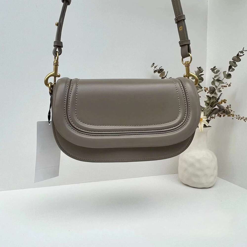 2024 New Wide Shoulder Strap Armpit Saddle Fashion High-End Pu Leather Crossbody Bag, Trendy Small Mobile Phone Bags