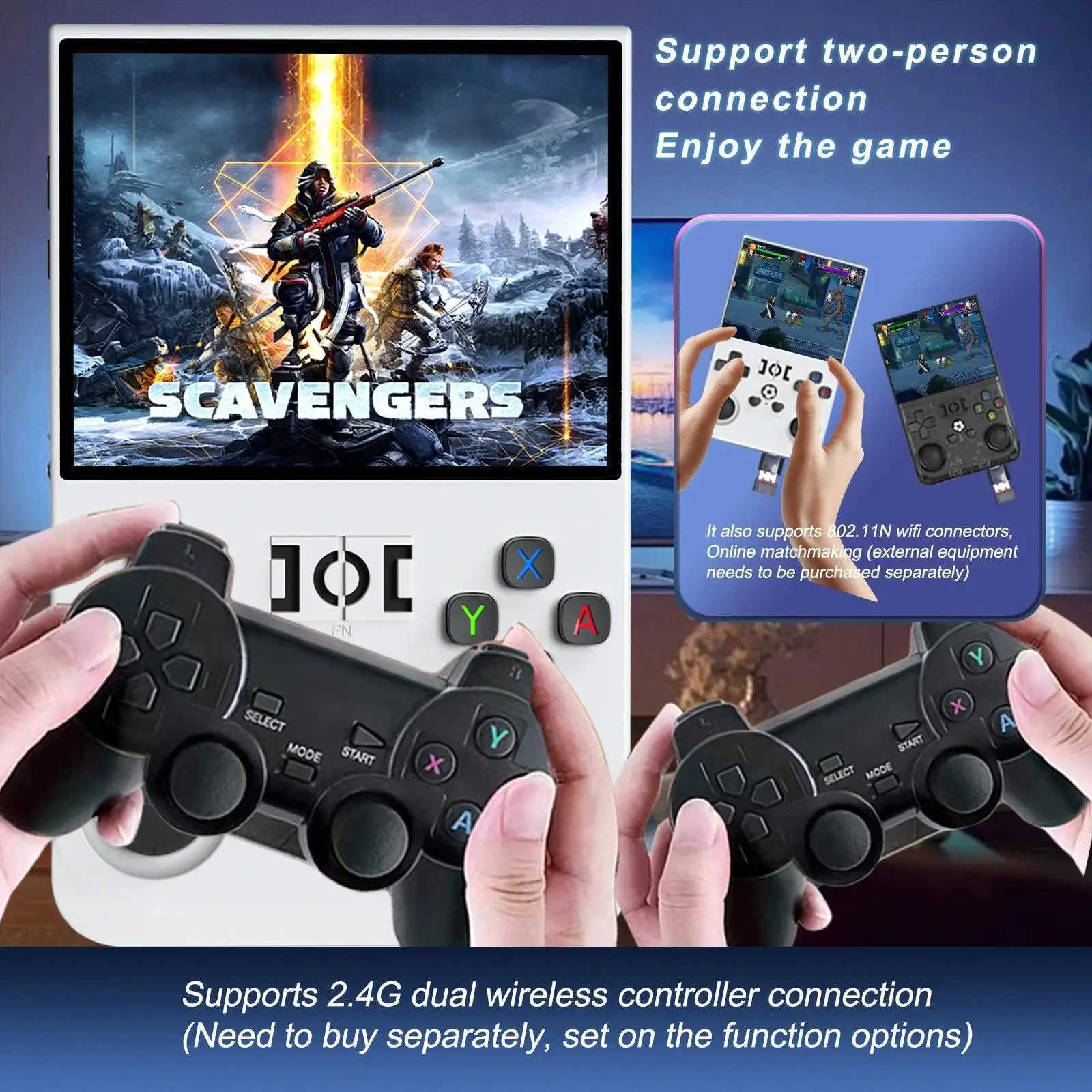 2025 R36S Pro Gaming Console Retro 128GB Console R36s R36 S R36h Rs36s K36 Konsole Console Full GamBoy Max Video Game HandheldXJ250414