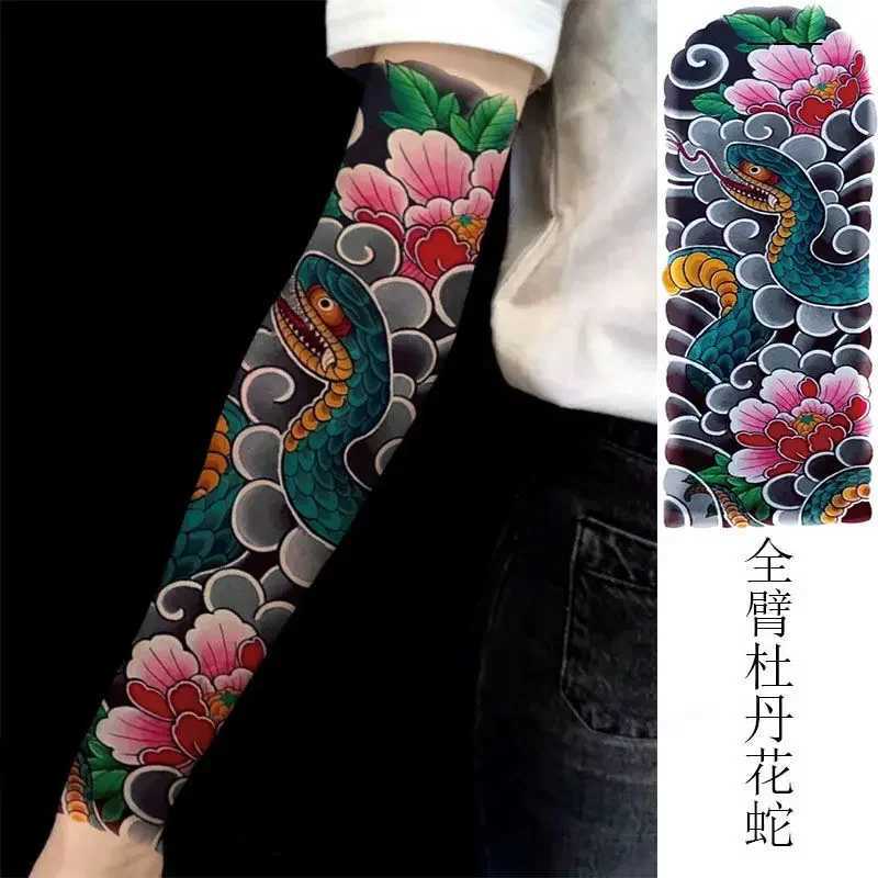 Japanese Prana Womens Tattoo Mens Dragon Art Temporary Tattoo Waterproof Fake Tattoo Arm Durable Punk Tattoo StickersXJ25414