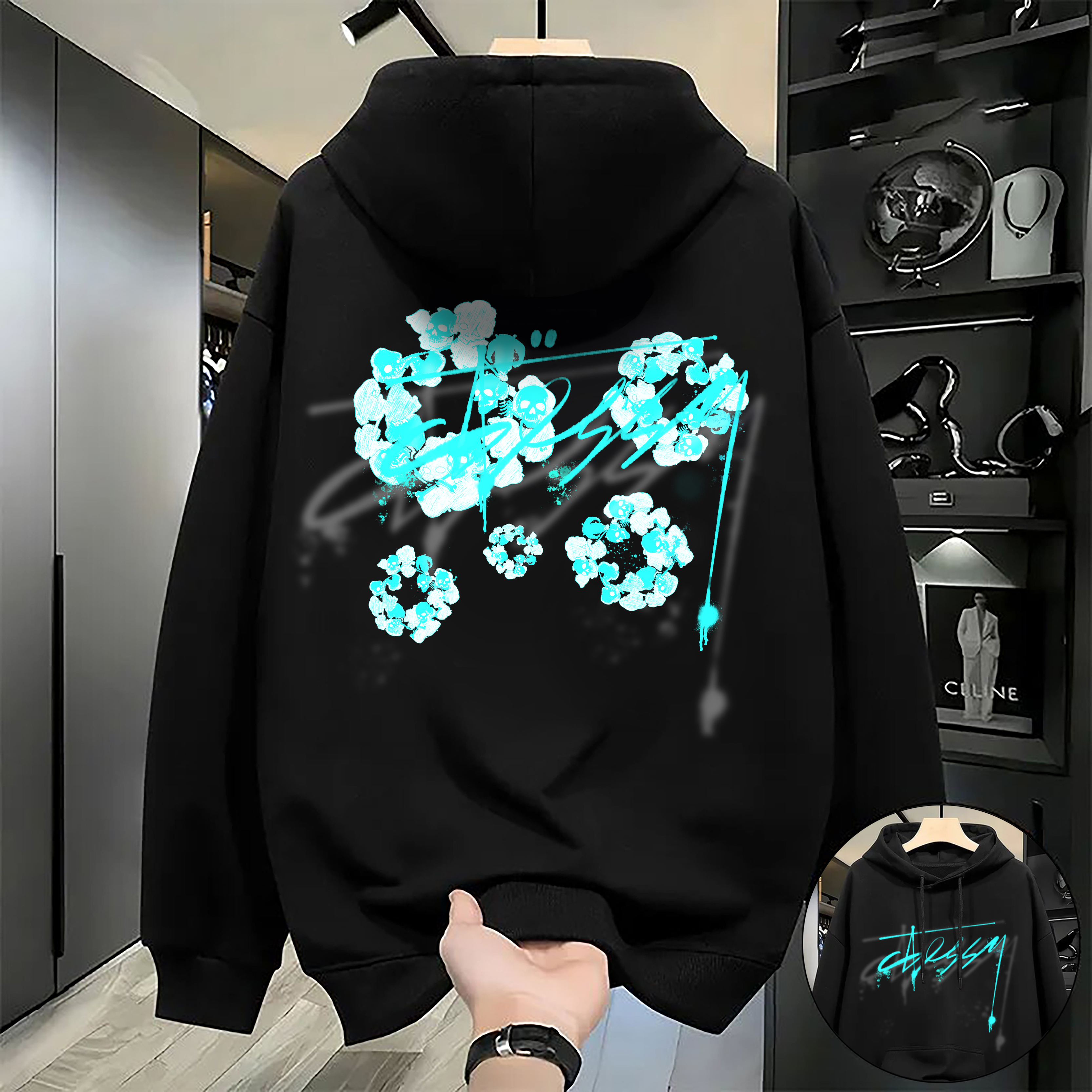 Designer Mens Hoodie Sweatshirts Luxury Brand Casual Memorie Collection Hoodie Grunge Streetwear Sweatshirt Women Top Goth Oversized Men Clothing S-5X