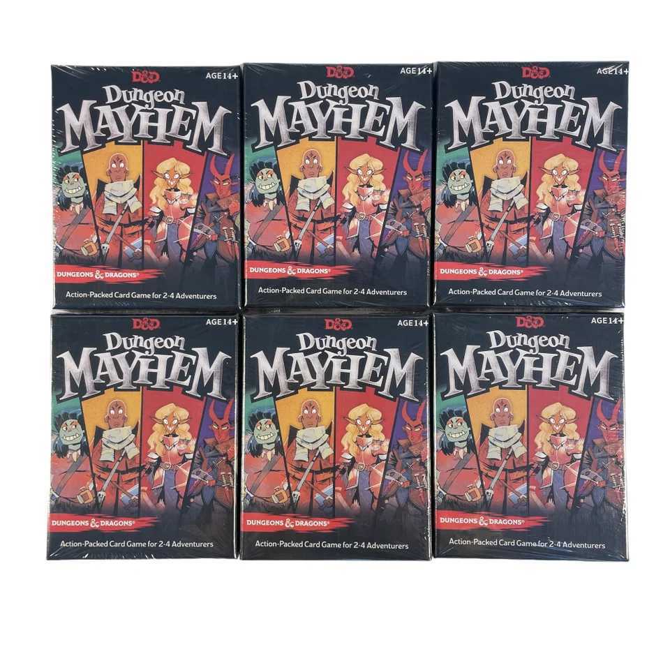 1pc Baldurs Gate Dungeon Mayhem Board Game Cards Monster Madness Card English Version Childrens Toy Gift C251114