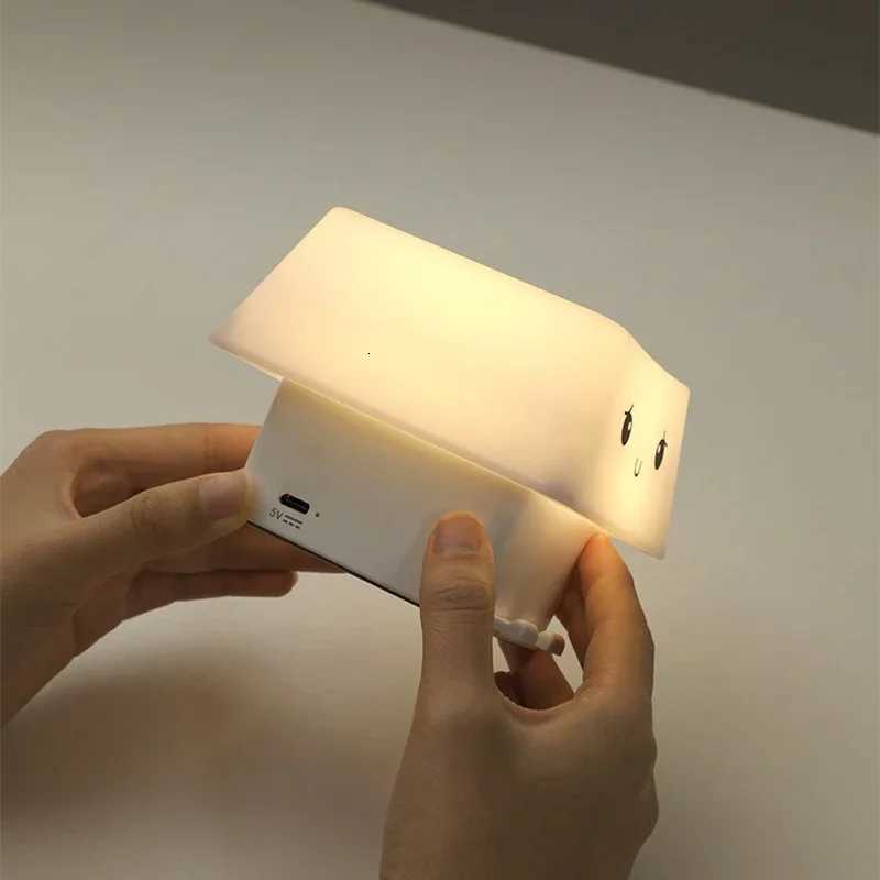 LED Night Lights Bedside Table Lamp Room Decoration USB Rechargeable Led Lamp Decor Holiday Baby Bedroom For Birthday Gift M251114