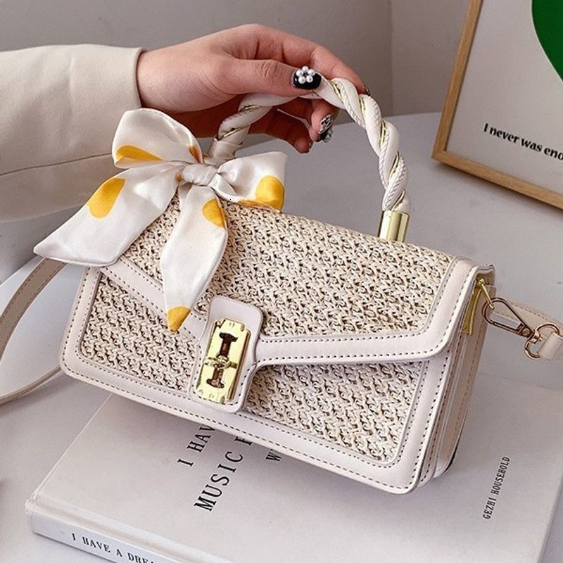 Bags Braided Chain Underarm New Versatile Shoulder Messenger Fashionable Niche Design High End Women's Bag