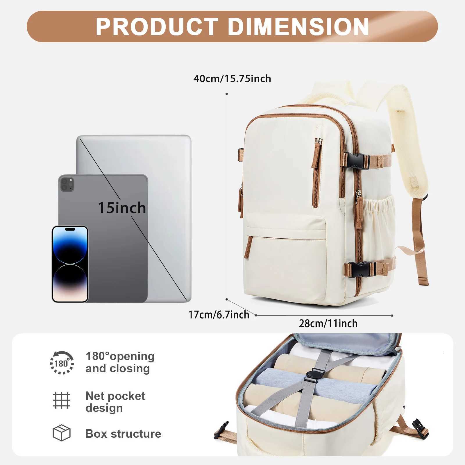 Travel Backpack Women Men Cabin Bag Airplane 40x20x25 Ryanair Backpack Business Laptop School Bag Carry on Luggage Viagem BagW251113