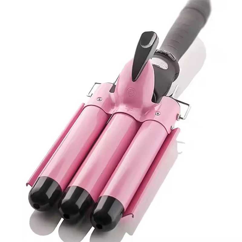 Women Handheld Beauty Professional Styler Hair Curler 3 Barrel Hair Curling Iron Wand Waver Triple Barrel Hair CurlerT251114