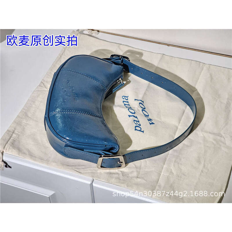 Women's Bags Spanish niche paloma wool pea oil wax cowhide armpit crossbody dumpling bun for women