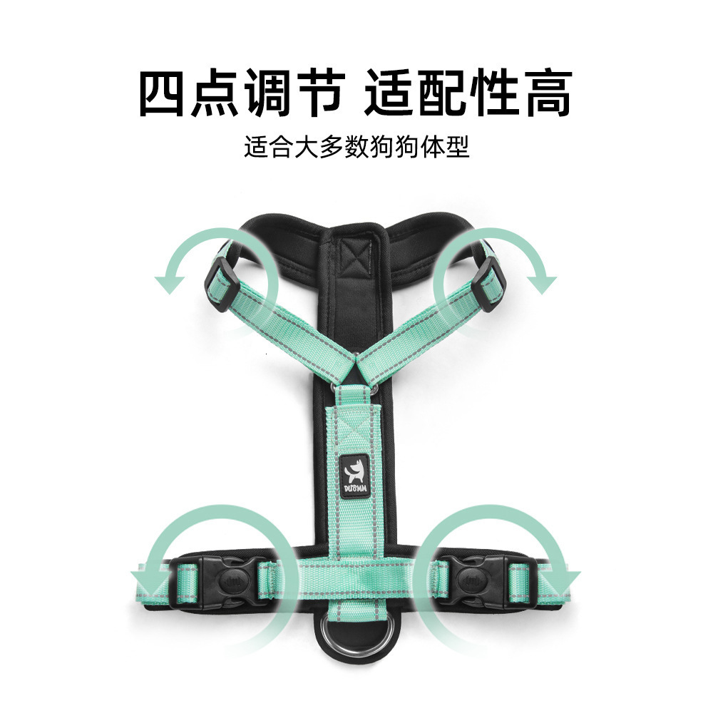 TSPRO Hands Free Dog for Walking Running Safety Car Seat Belt Shock Absorbing Bungee Leash with Padded Handle 240722