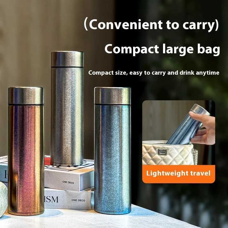 Pure Titanium Insulated Cup Portable Tea Cup MenWomen Water Cup Business Office Cup Titanium Cup Hot and Cold Insulation Bottle C251114