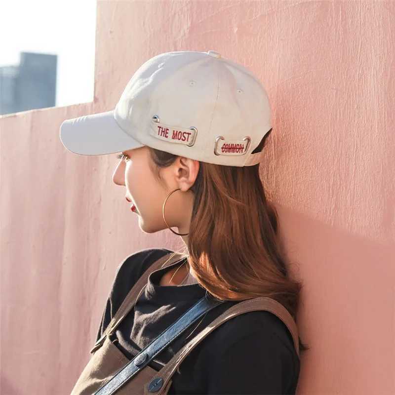 Leisure baseball sun hat summer fashion dad golf hat womens sun protection sun hat with ponytail hole W250414