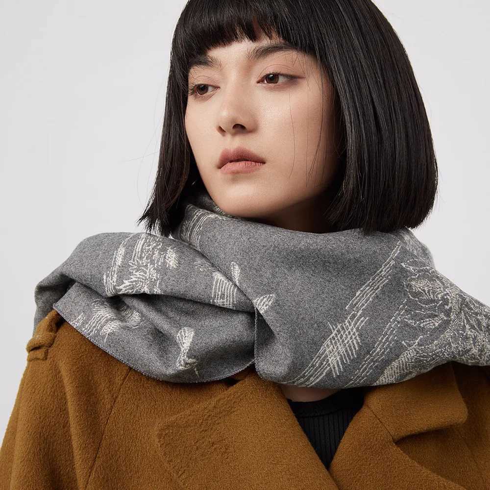 Luxury New Imitation Cashmere Scarf For Womens Air-conditioned Room Autumn And Winter Warm Long Scarf Light Luxury Small Blanket Y251114