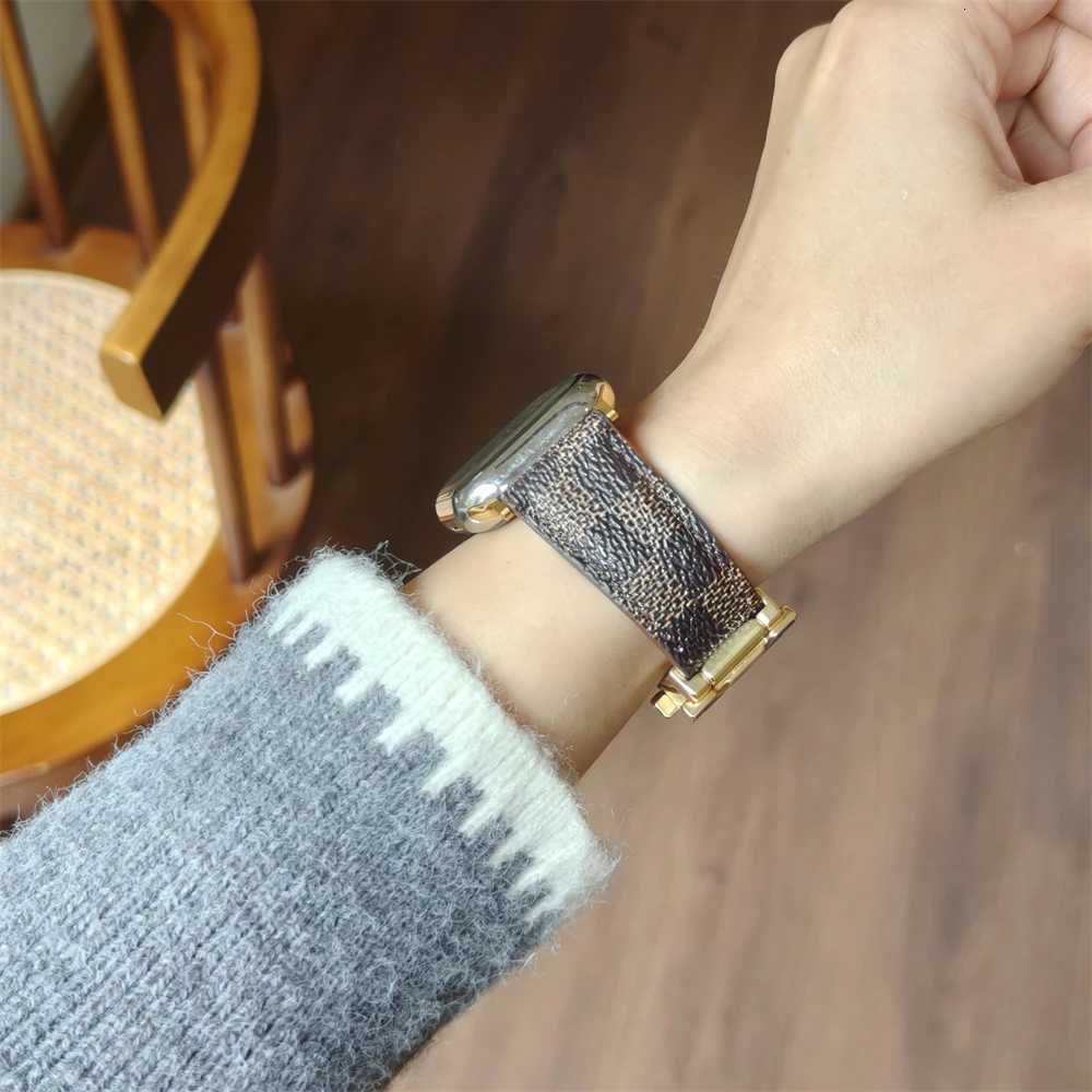 Leather Magnetic Strap For Watch tra 3 2 band 49mm 44 46 45mm 42mm 41 correa Bracelet iWatch Series 11 10 98765 SE Strap X251114