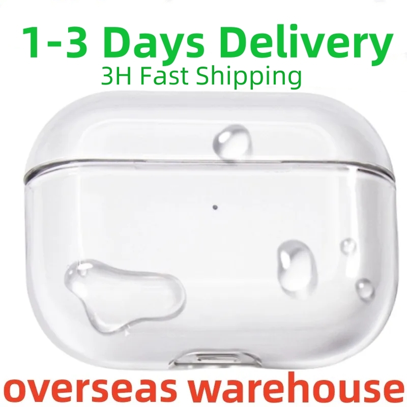 US EU Stock Top Quality Apple Airpods Pro 2 3 2nd gen Air 2 3 4 Earphones Air 4 Bluetooth Headphone Accessories Silicone Protective Case Wireless Charging Box Case cover