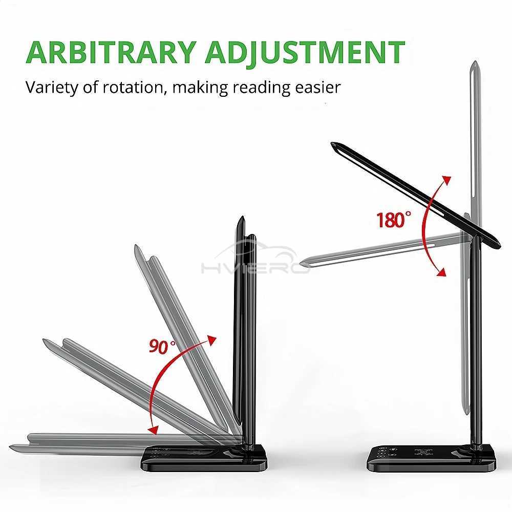 LED Folding Desk Lamps LED USB 5V Timing Eye Guard Protection For Home Night Reading Bedside Living Room Charging Table Lights M251114