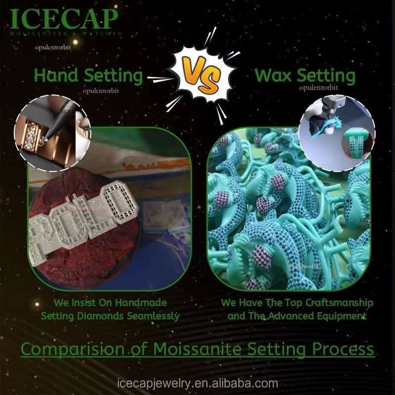 Men's Iced Letter Hip Hop Jewelry Tested Pure Sier VVS Moissanite Pendant