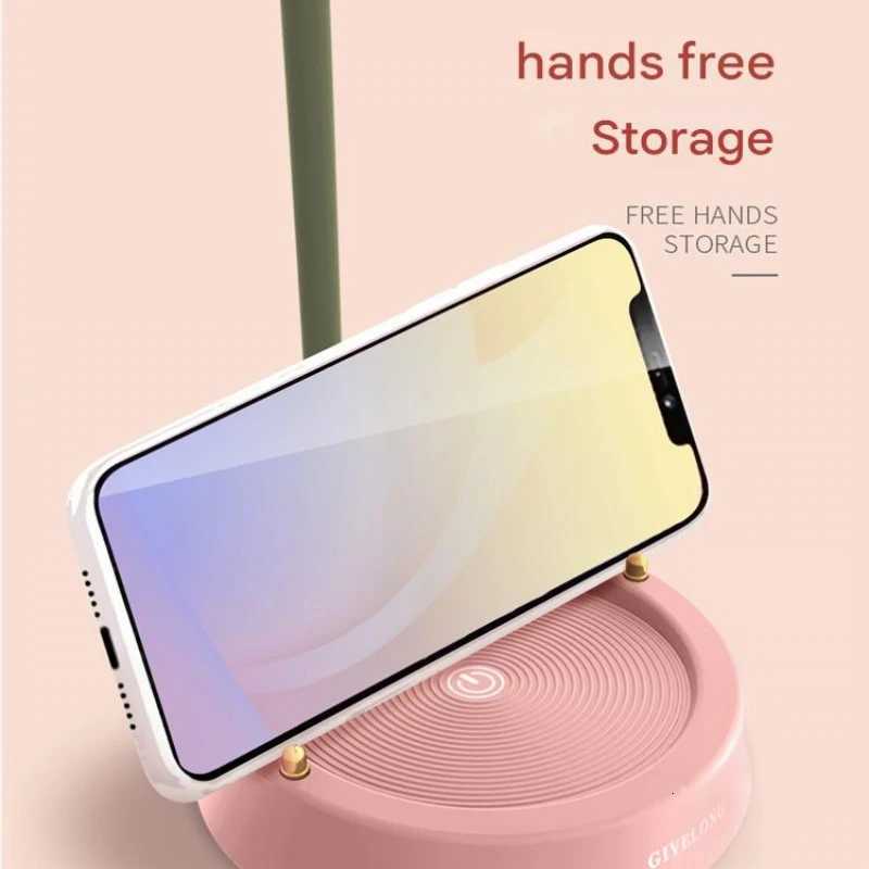 Girls heart flower and bird three-speed dimming rechargeable LED lamp childrens reading lamp student dormitory lamp M251114