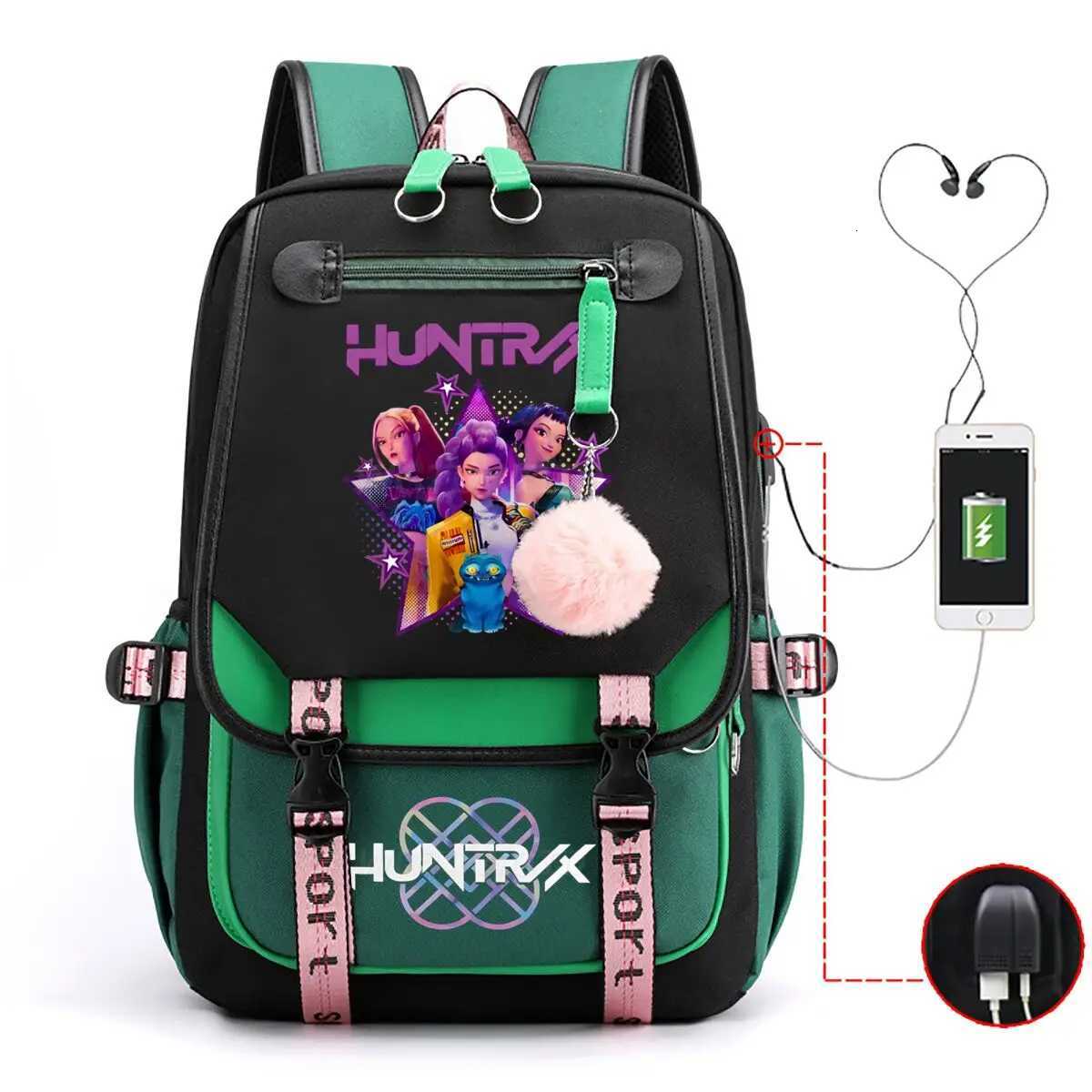 School Backpack for Students KPop Movie Daily Bagpack 2025 Hot Movie Print Backpacks for Girl Boy Laptop Usb Port BagW251113
