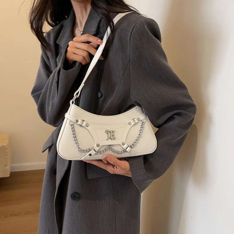 Nichedesignfashionwomen's Bag2023 Trendy New Versatile Exquisite Handbag, Fashionable And High-End Chain Armpit Shoulder Bag