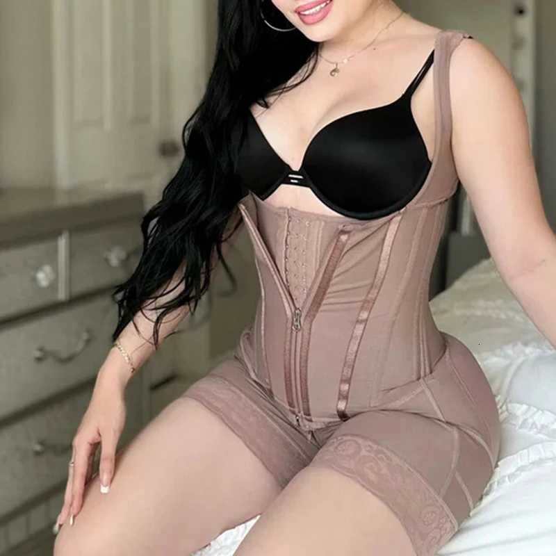 Fajas Colombian Girdle XXS Bodysuits Shapewear Control Panties High Compression Waist Corset Slimming Sheath Body Shaper W251114