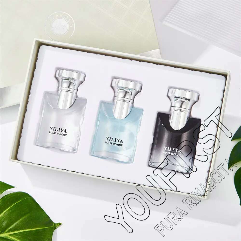 Top Quality 90Ml Perfume Men Gift Box 3Pcs Set Lasting Cologne Scent Perfumes Mascuos Pheromone Fascination Man Parfums Homme
