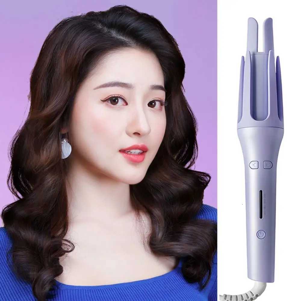 Anti-Scald Automatic Hair Curler 32MM Rotating Curling Iron Adjustable Gear Non Damaging Hair Curling Machine WomenT251114