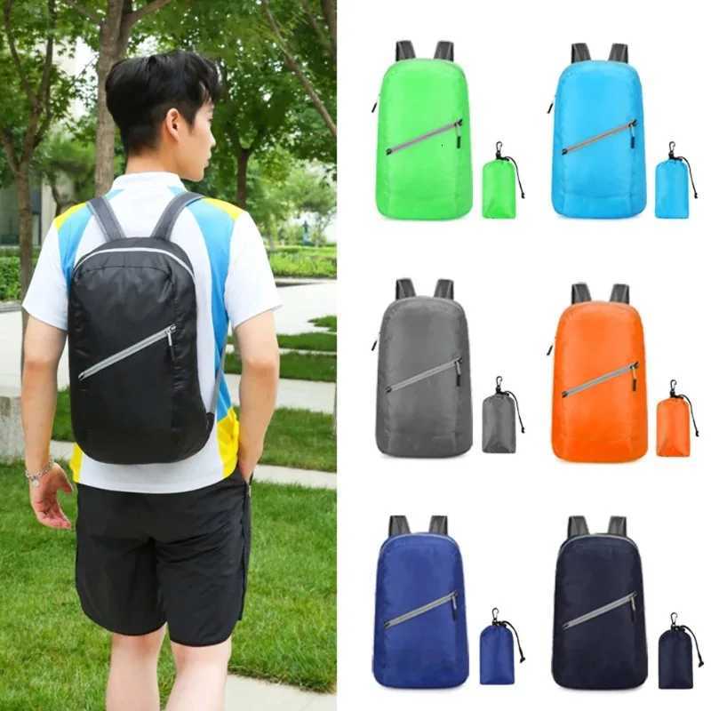 Large Capacity Waterproof Camping Backpack Travel Hiking Bag Lightweight Foldable Rucksack Durable Outdoor Sport Rain Cover BagsW251113