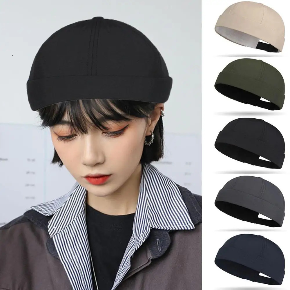 Quick Dry Brimless Hat Lightweight Daily Beanie Mesh Beanie Docker Cap Sailor Rolled Cuff Harbour Hat Casual Hip Hop Skullcap251113