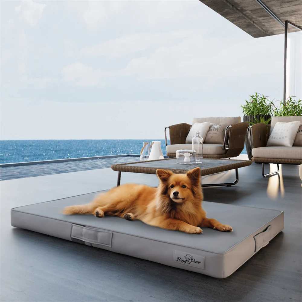 Waterproof large orthodontic dog bed 3D pet pad nest sleep pad suitable for small and medium-sized large dogs X250412